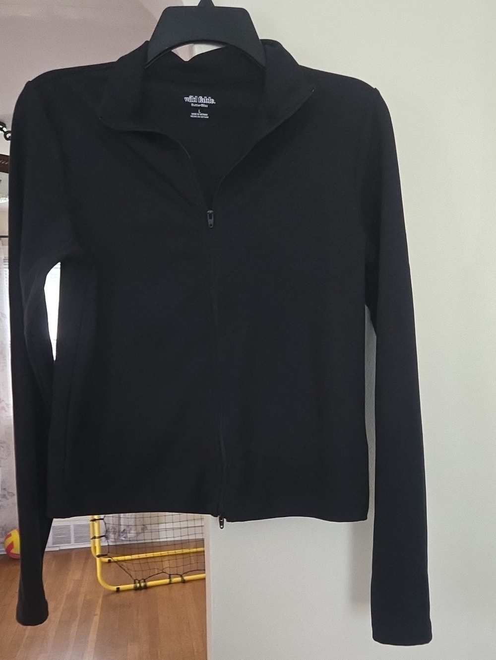wild fable Black Zip-Up Collared Jacket